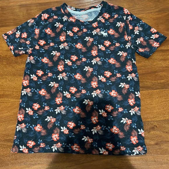 abercrombie kids Other - Abercrombie Kids Floral Logo T-shirt